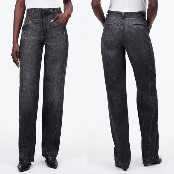 NEW MADEWELL Robles Wash TAPERED Denim TROUSERS Wide Leg JEANS 29 - Picture 1 of 7